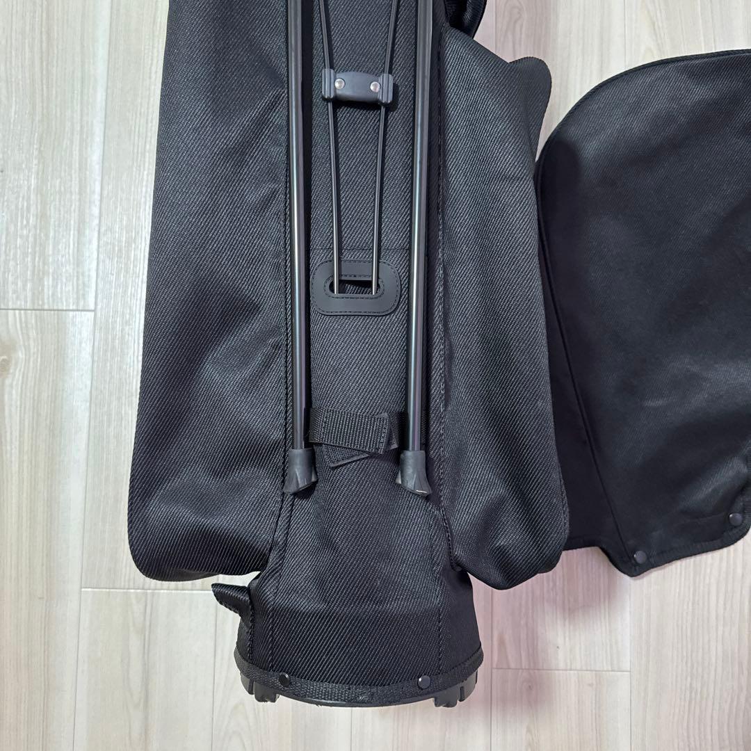 【2024購入】パーリーゲイツ　キャディバッグ　ブラック　黒　軽量　スタンド式