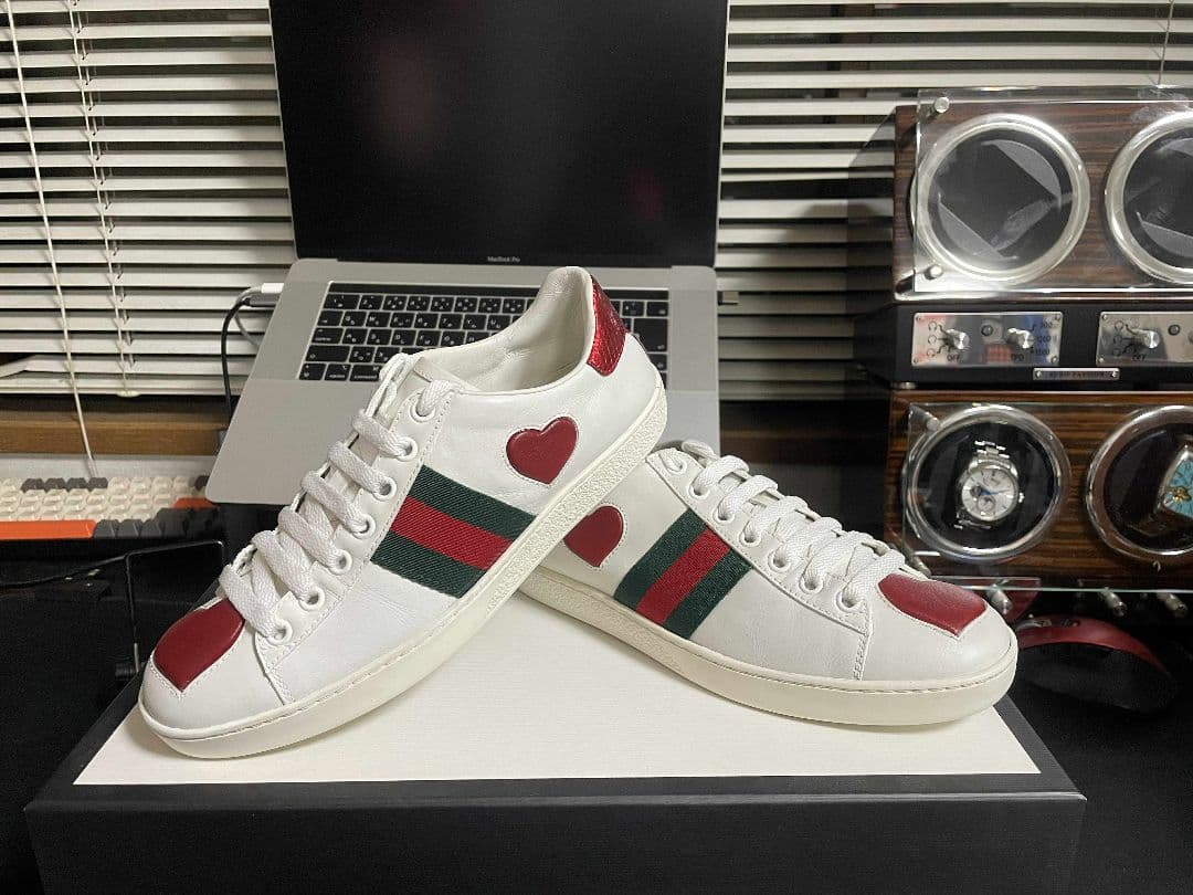 Gucci ハートモチーフ スニーカー