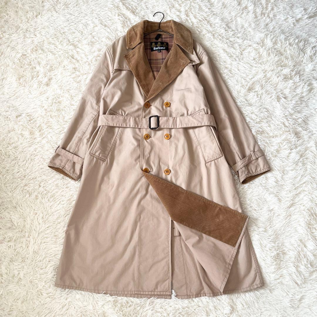 Barbour アーバンリサーチ別注　リネン　ベージュ トレンチコート