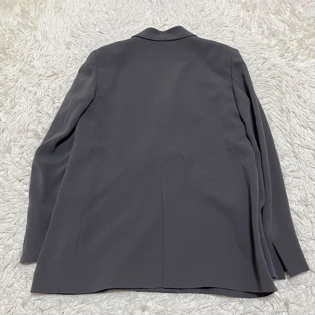 人気 PLST ストレッチ ダブル セットアップ スーツ グレー 伸縮性 パンツ