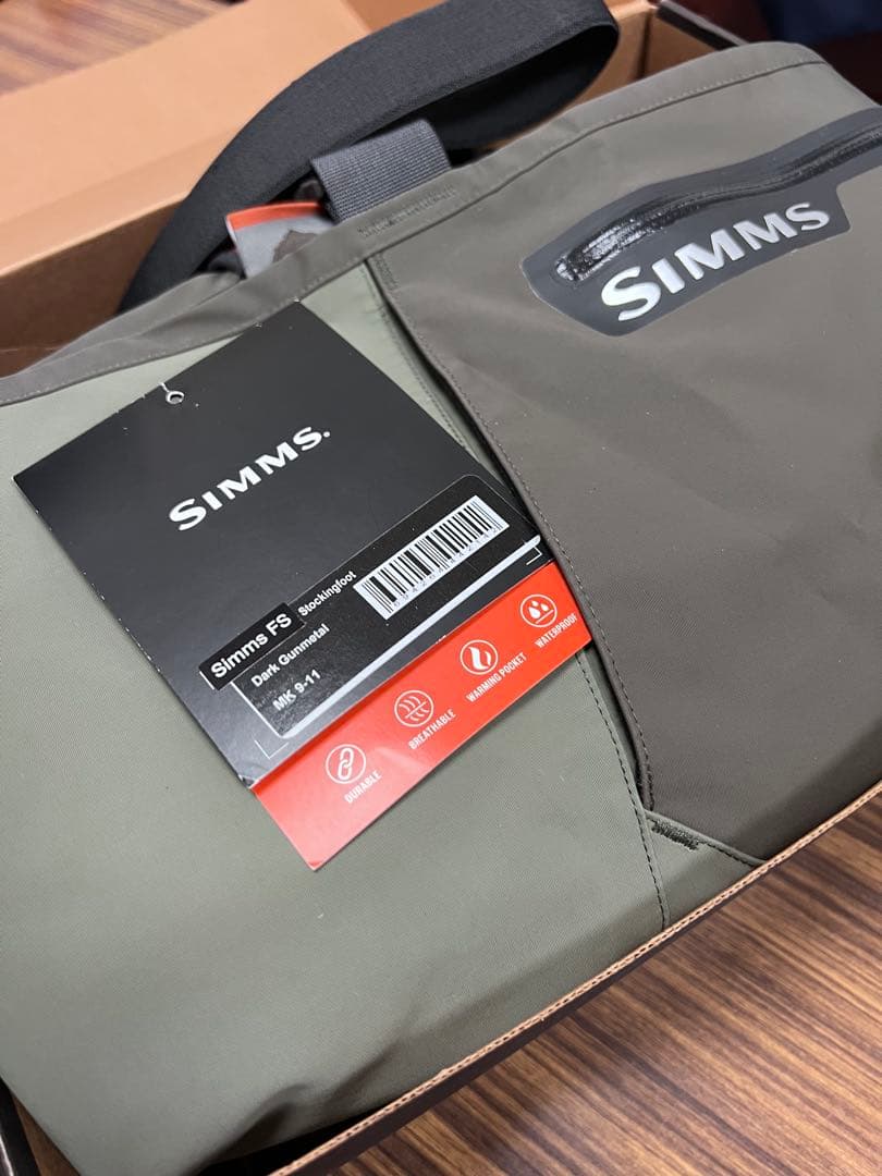 Simms Men's FS ストッキングフットウェーダー MK 9-11