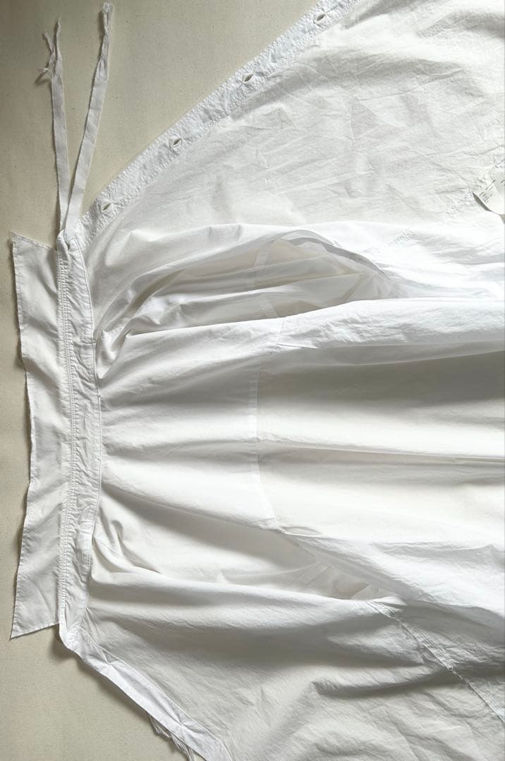 リボンテープ欠品 midorikawa ミドリカワ コットン ホワイトシャツ