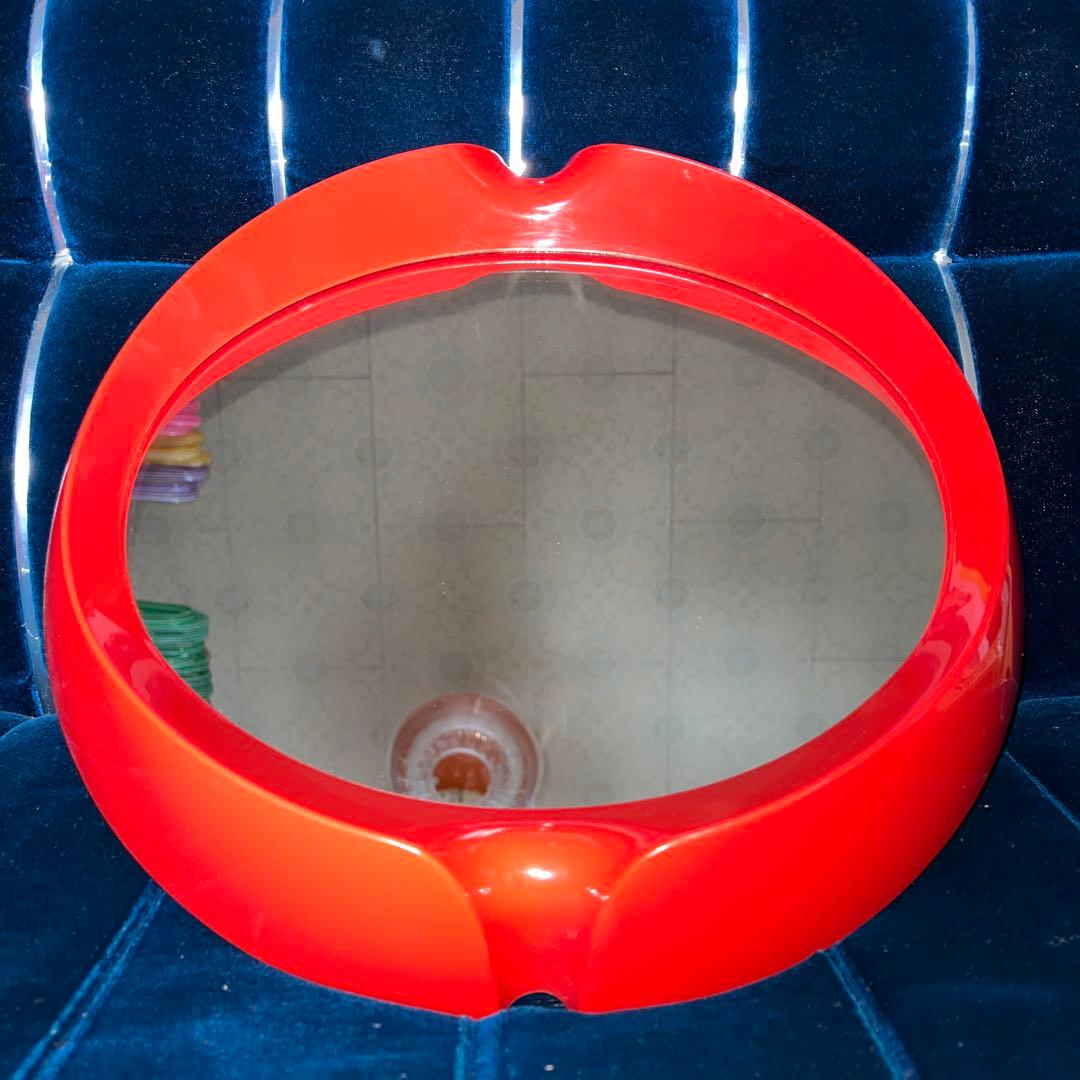 bomboa スペースエイジ ウォールミラー 壁がけミラー プラ製 ヴィンテージ