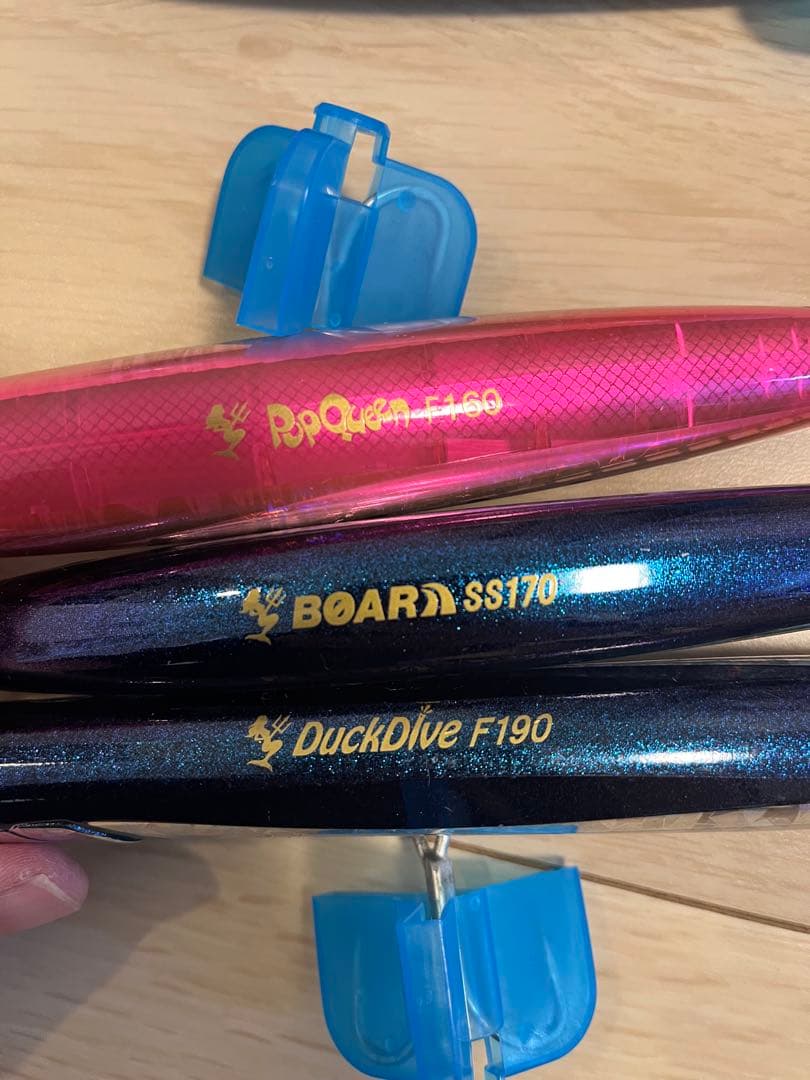 ルアーセットと70lbライン