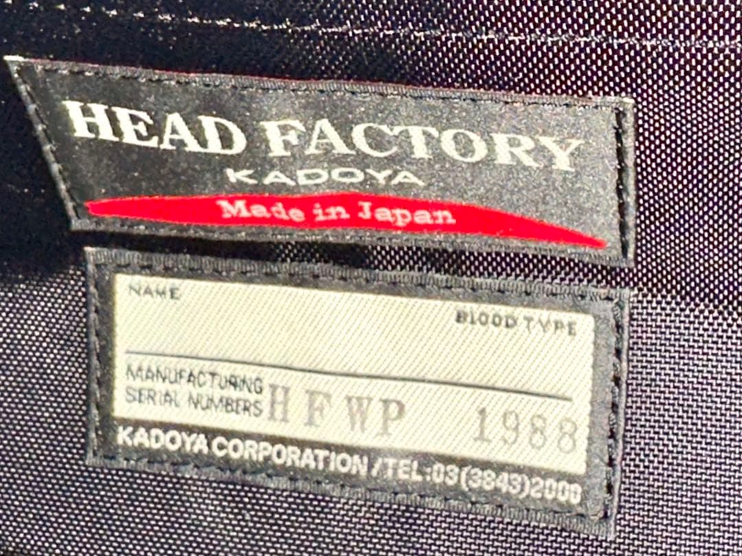 バッグ KADOYA HEAD FACTORY HFG/WAIST BAG-PTD