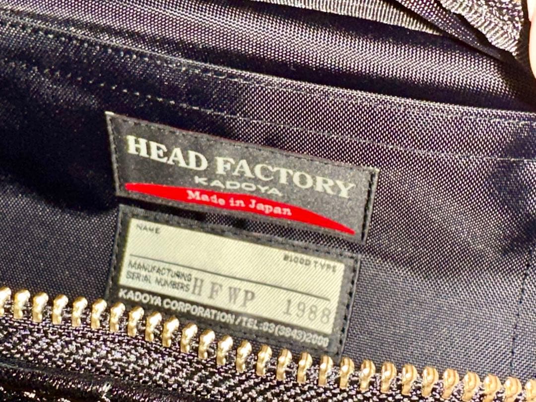バッグ KADOYA HEAD FACTORY HFG/WAIST BAG-PTD