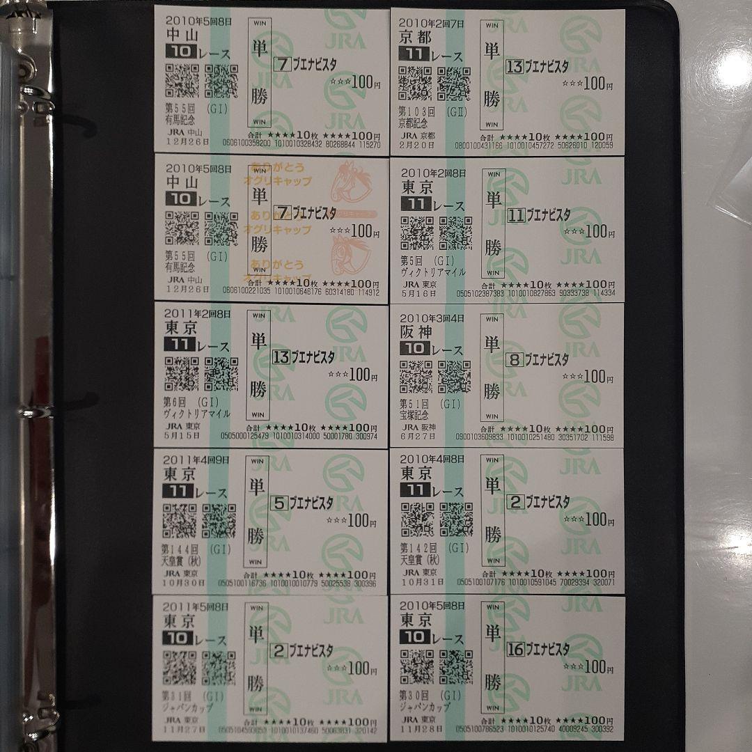 ブエナビスタ 現地単勝馬券21枚 競馬 ウマ娘