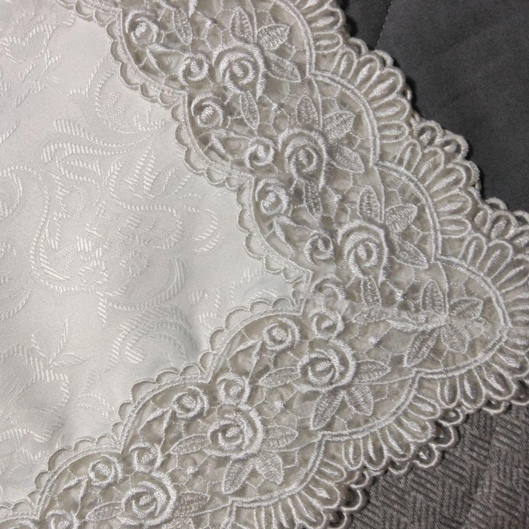 【希少・アンティーク】高級　テーブルクロス　レース　130cm×170cm