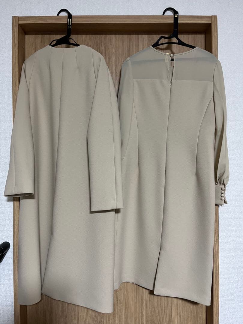 ※coco【アナイ】ロングコート ワンピース セット レディース