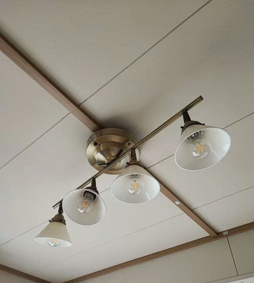 ARTWORKSTUDIO ４灯シーリングライト　ゴールド AW-0430