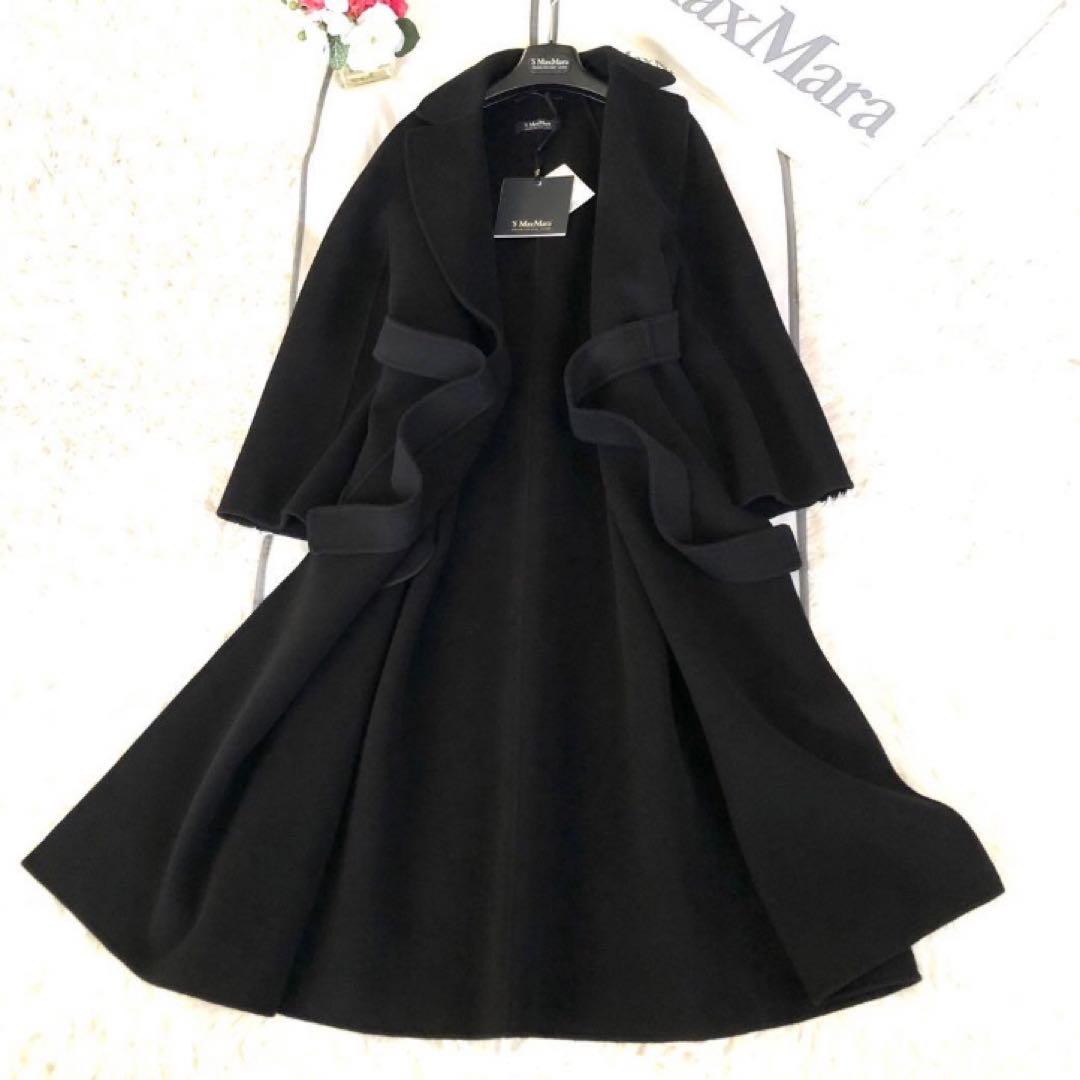 新品タグ付【'S MAX MARA】40ESTURIAクチートアマーノ　ブラック