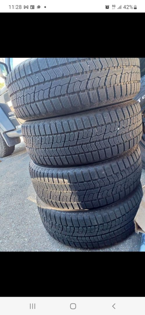 山下竜弥②215/60R16 4本　ばり山　スタッドレス　トーヨ