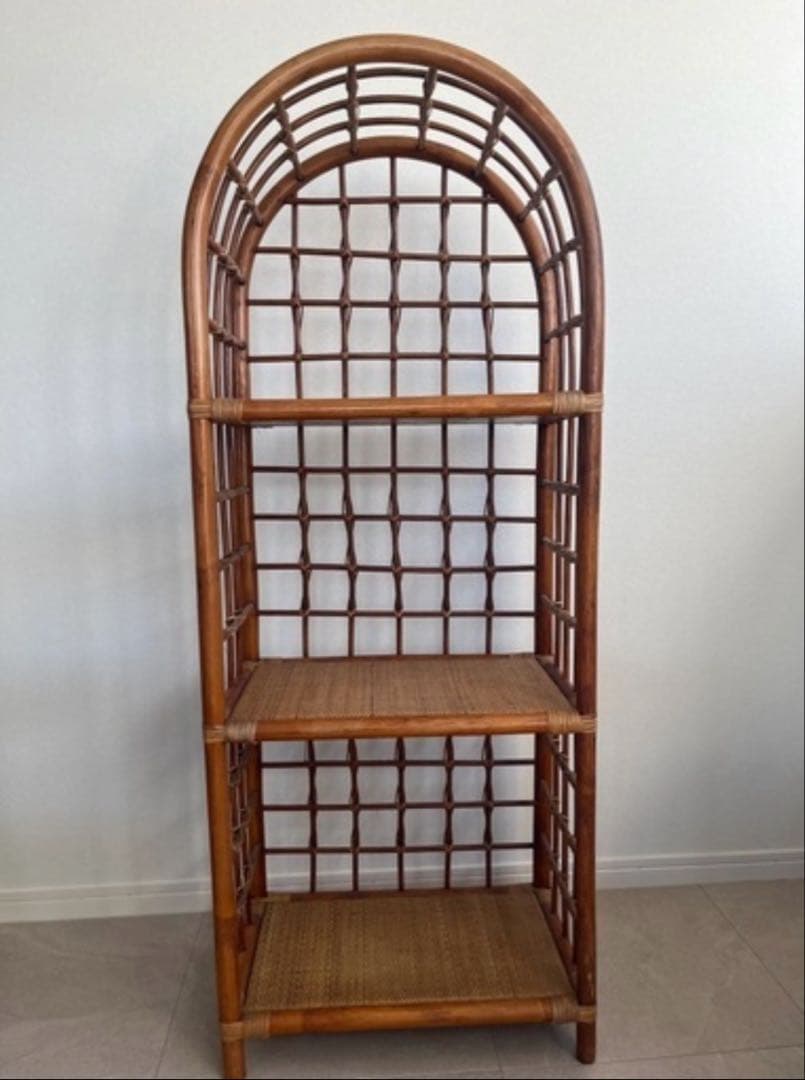 ラタン　籐　シェルフ　棚