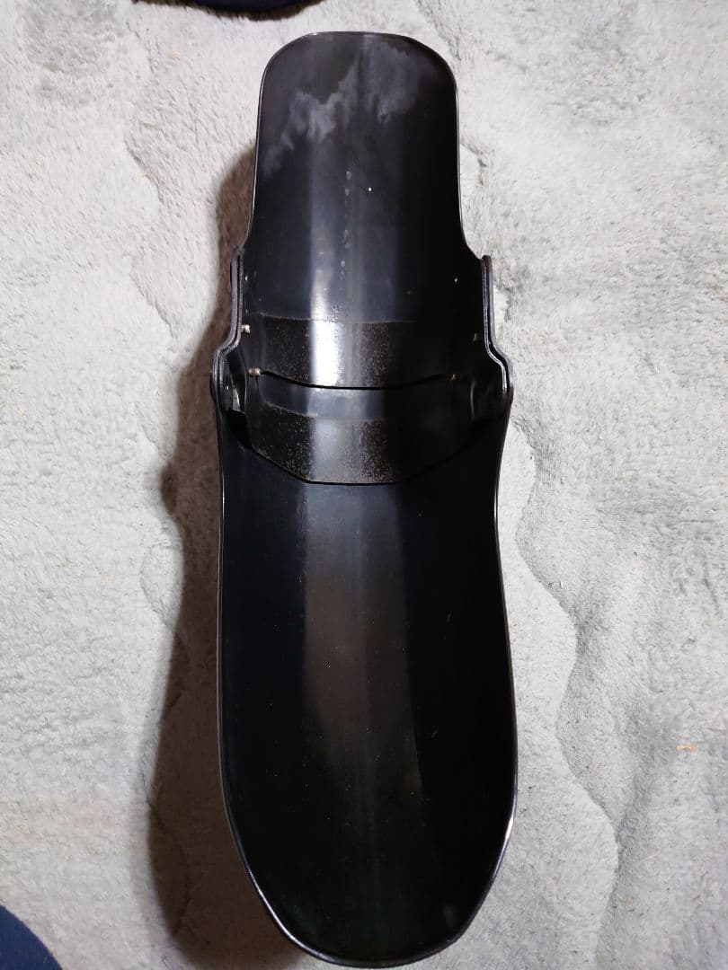 貴重ゼファー400フロントフェンダー純正色パープリッシュブラックマイカ当時物