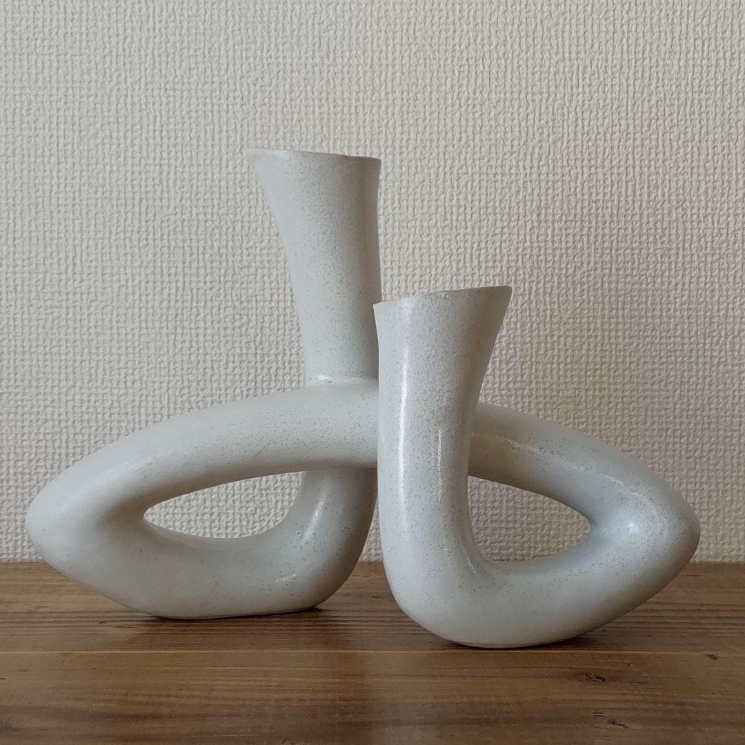 フラワーベース 置物 ヴィンテージ