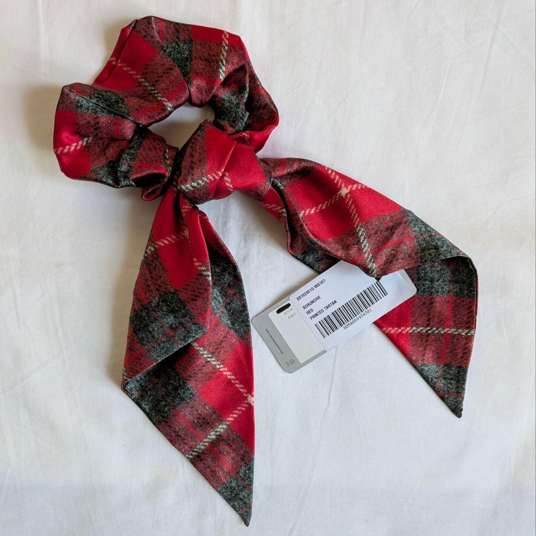 vivienne westwood シルク TARTAN LARGE シュシュ