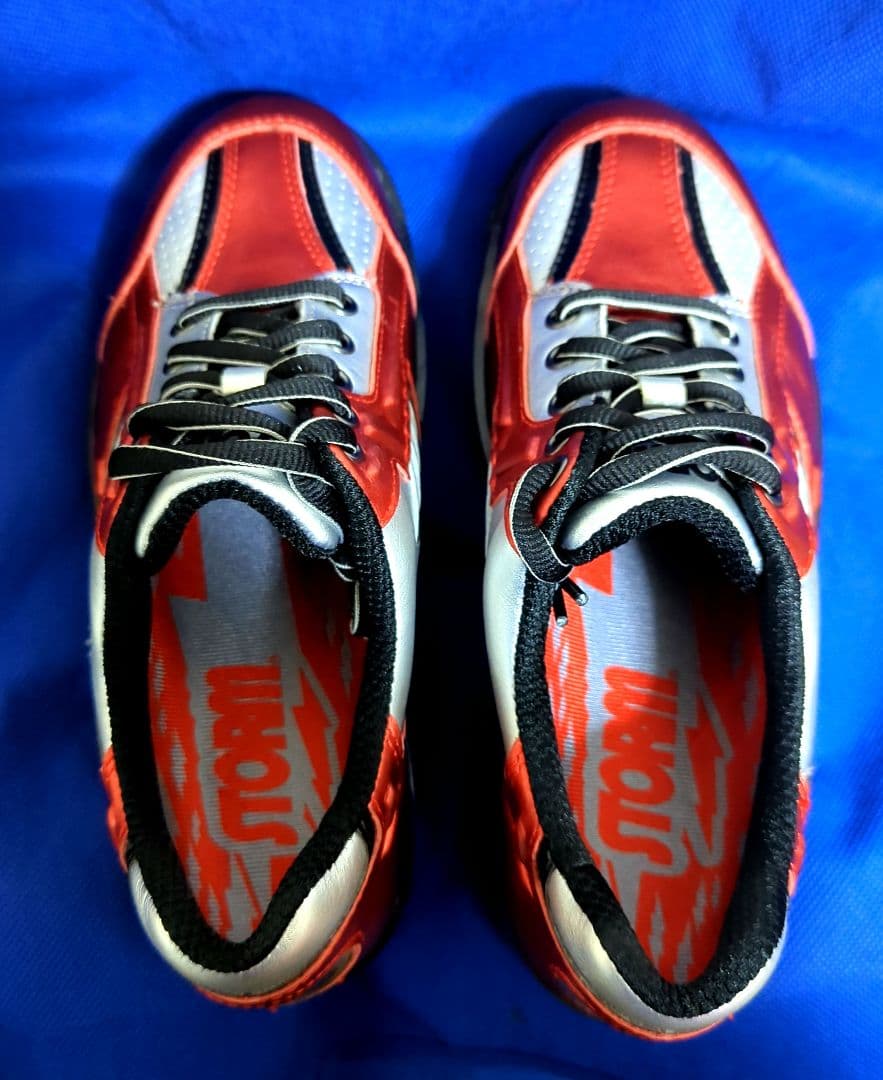ストームSP3 ボウリングシューズ メタリックレッド サイズ25㌢ 左右兼用