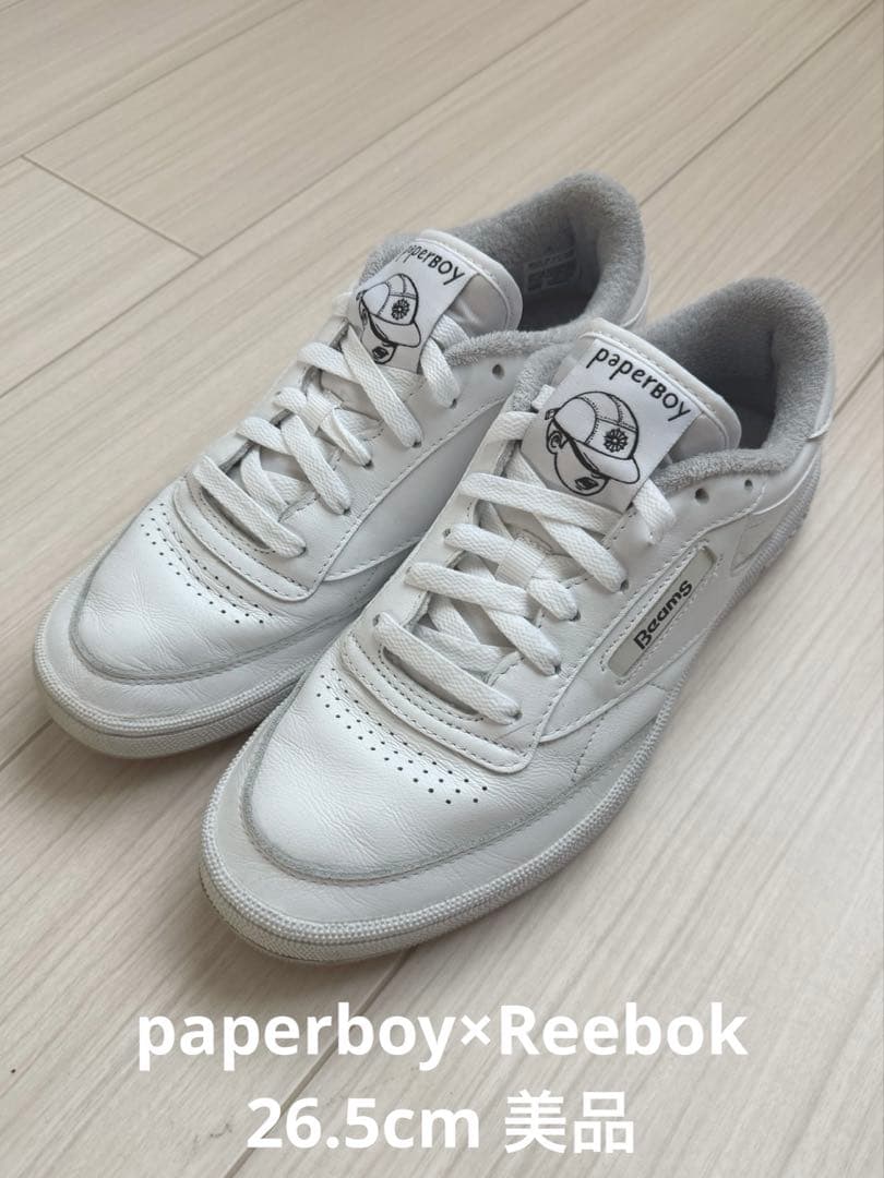 paperboy Reebok スニーカー ホワイト