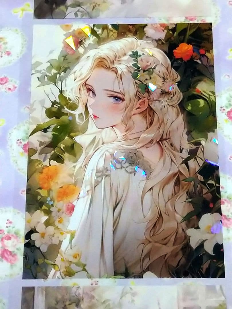 廃盤品✩J834＃花雾睡美人(贝壳光)听风芥尘切り売り海外人物女の子AIマステ