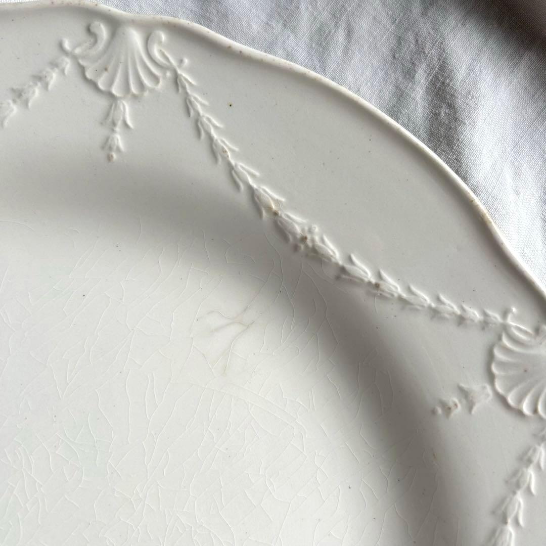 ミントン　レリーフプレート　ディナー　大皿　26.5㎝　フランスアンティーク