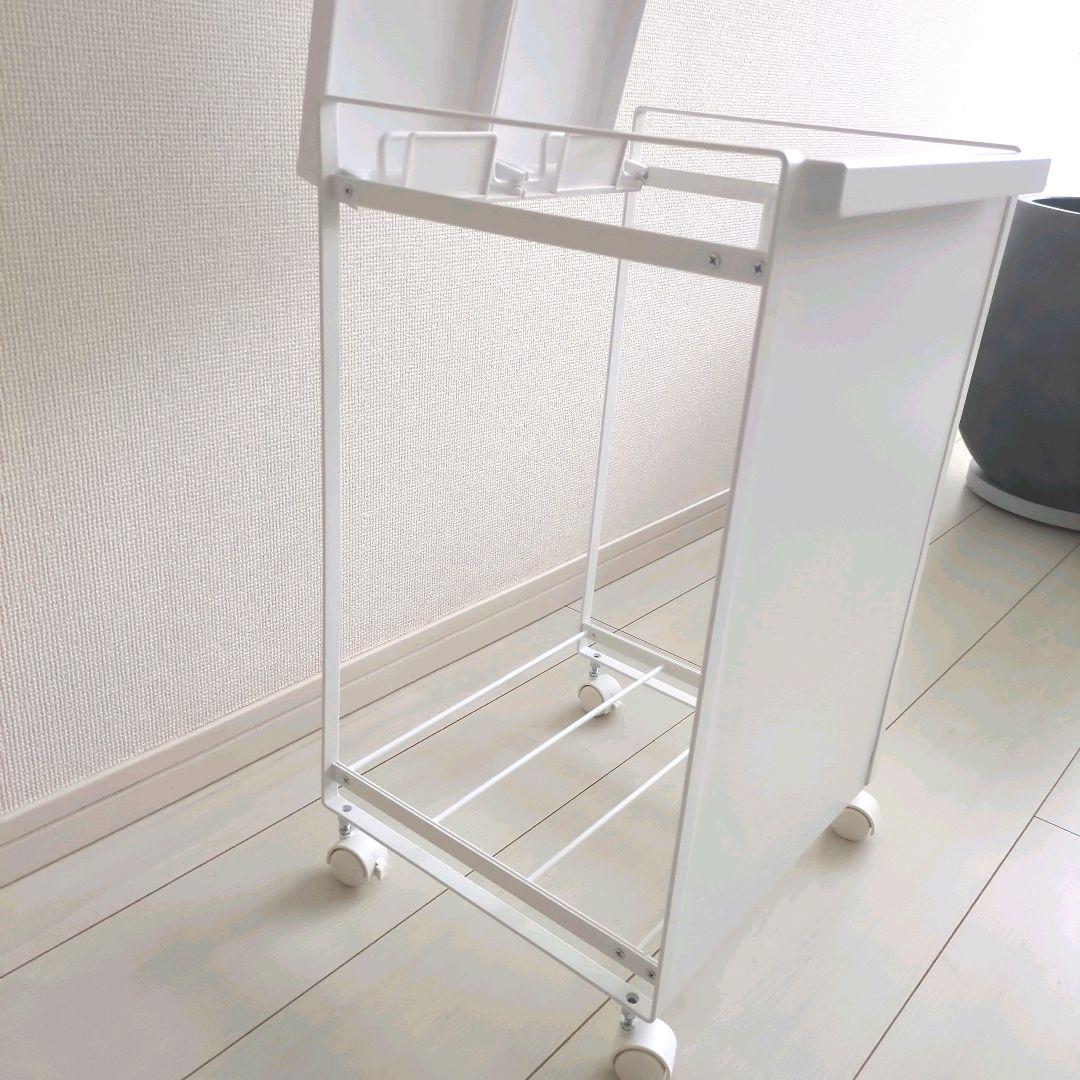 tower 山崎実業 蓋付き目隠し分別ダストワゴンタワー2分別 ゴミ箱