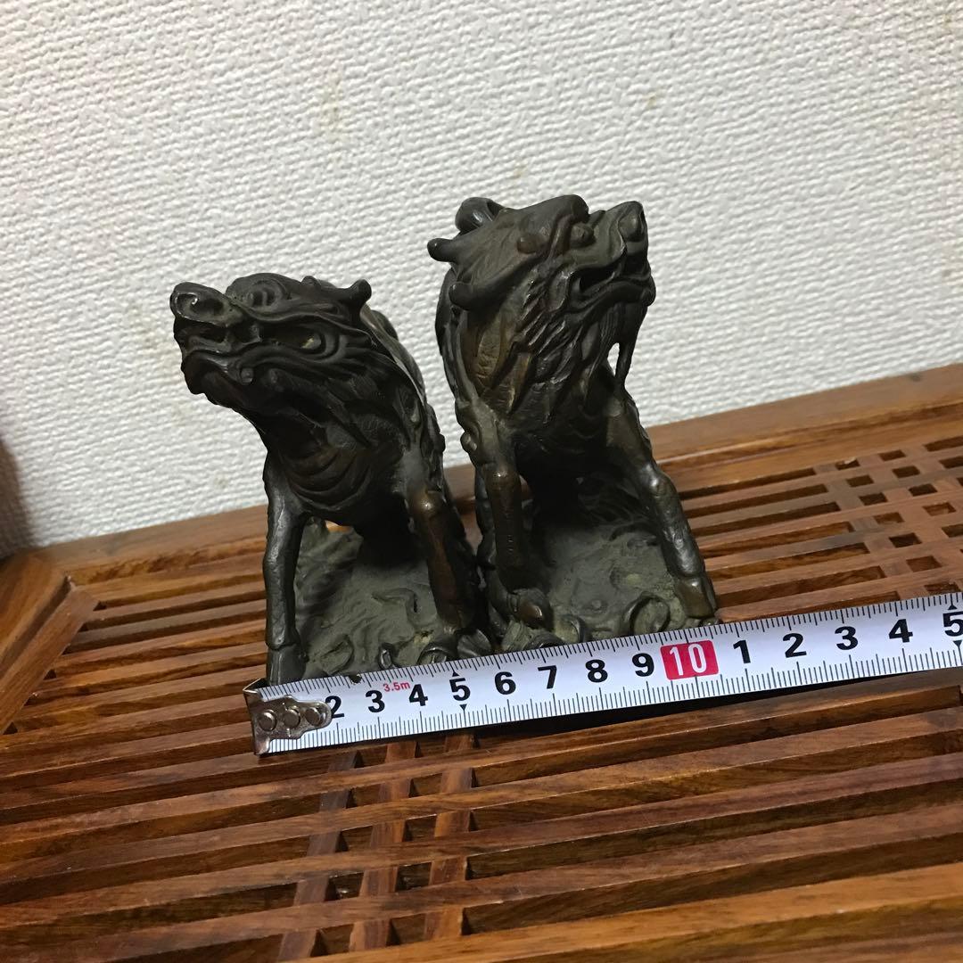 希少品　中国美術 唐物 古銅　瑞獣麒麟　骨董品　中国古玩 古美術品