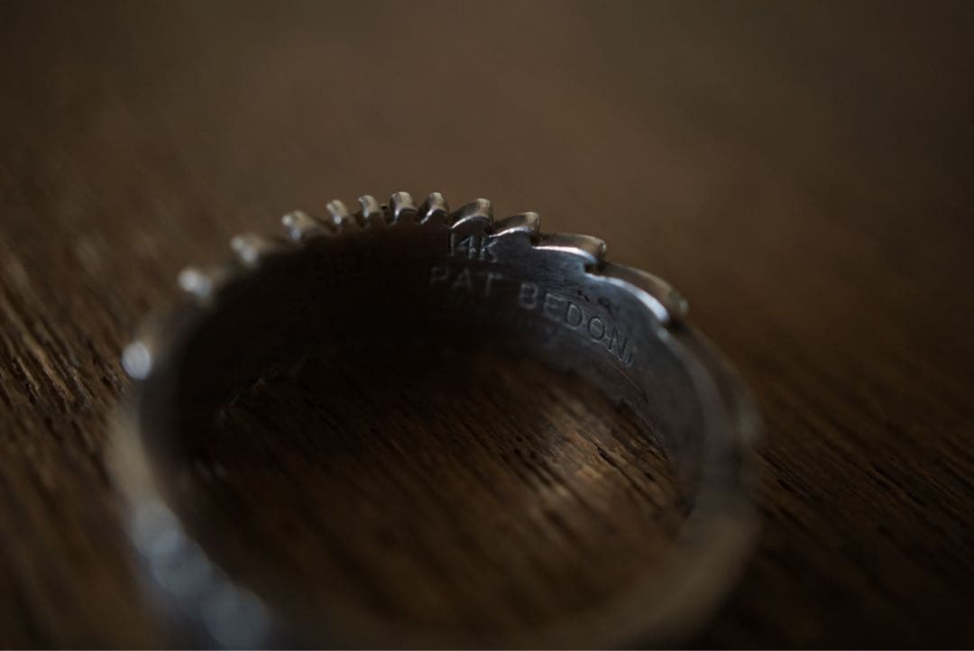 Navajo ナバホ族 PAT BEDONI 14K リング 16.5号