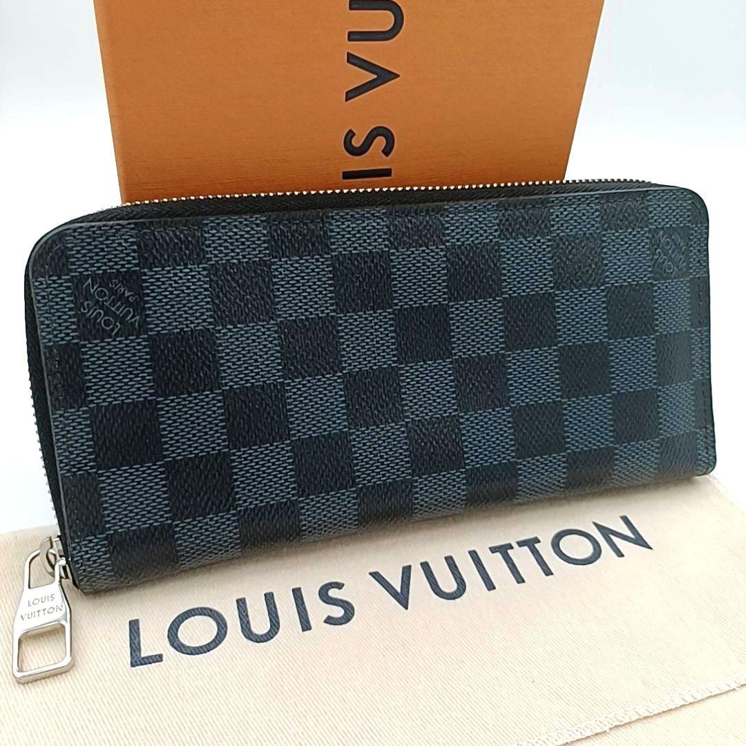 ルイヴィトン　ジッピーウォレット　ヴェルティカル　ダミエコバルト　長財布