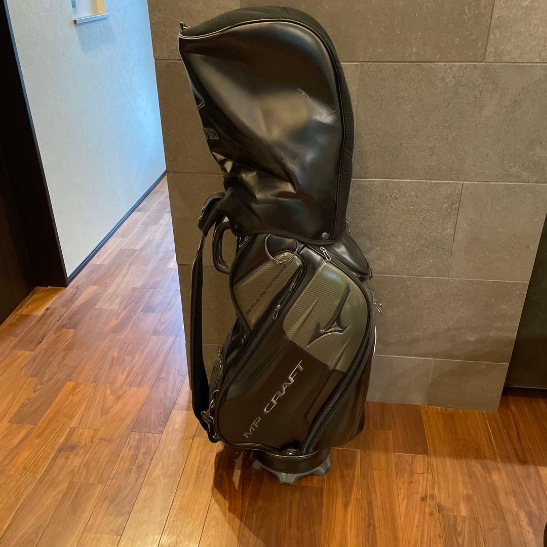 本日限定Mizuno MP Craft ブラックキャディバッグ