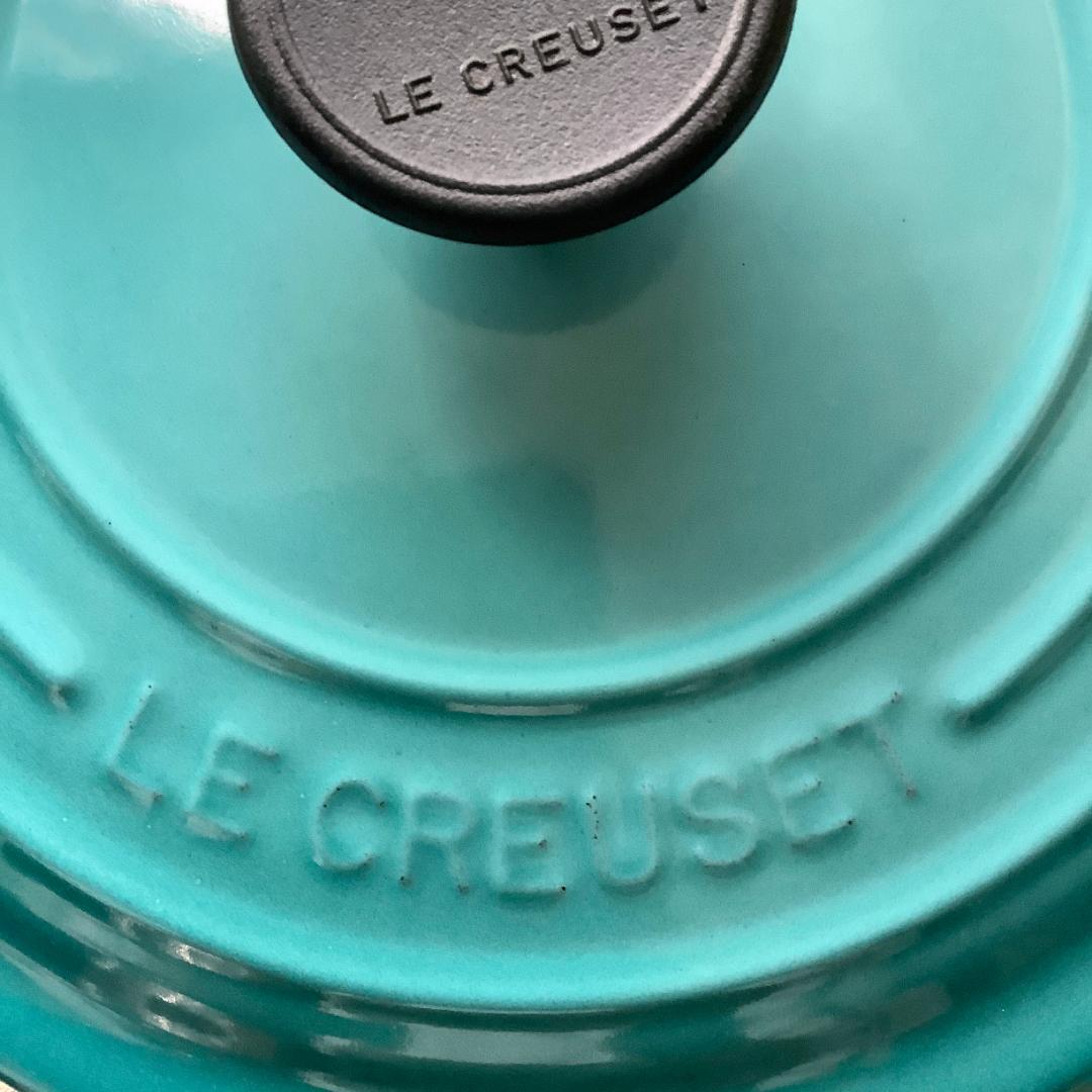 【専用】ルクルーゼジャポン正規品 ココットロンド 20センチ カリビアンブルー色