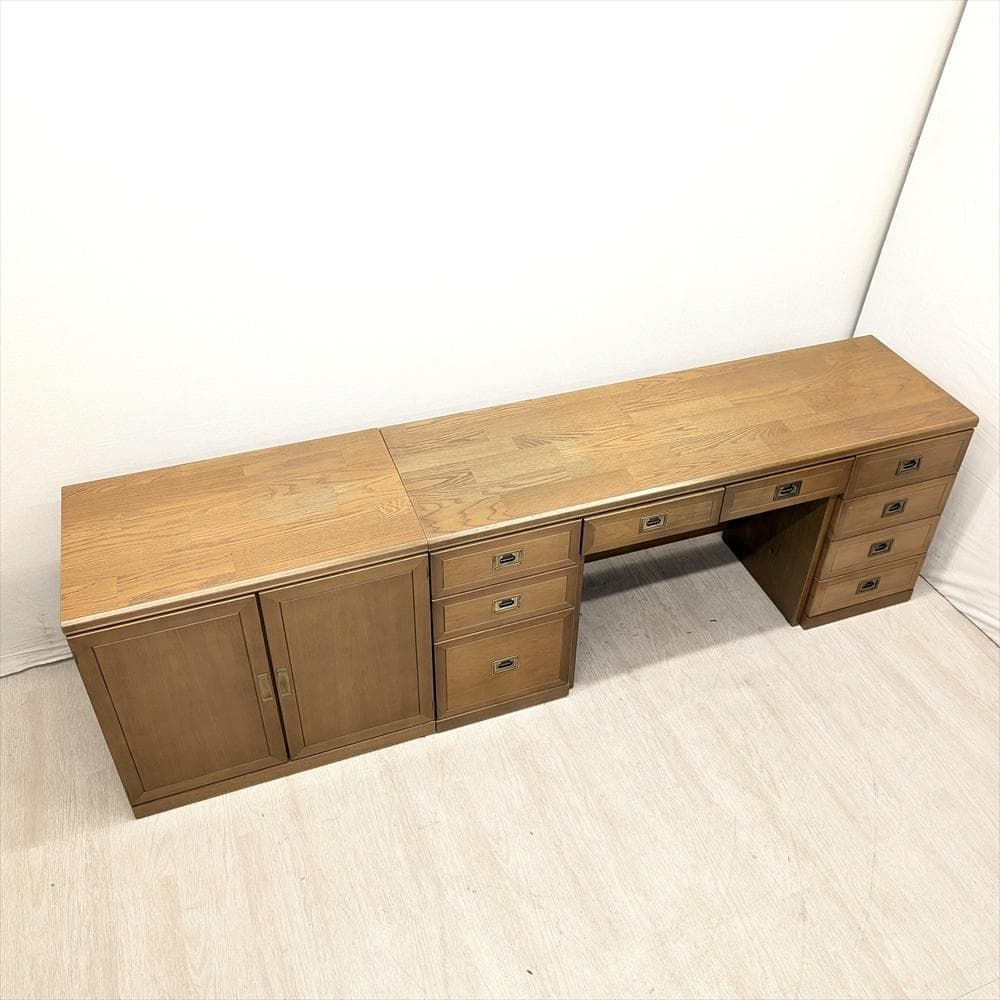 美品　久和屋　ドレッシングチェスト　キャビネット　机　デスク　収納棚　チェスト