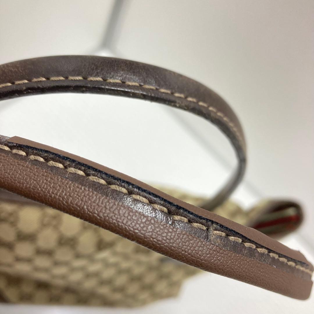 訳あり　グッチ GG インターロッキング　キャンバス　トートバッグ