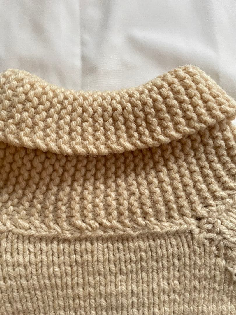 カウチン　古着　馬柄