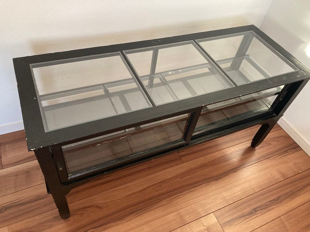 アンティークガラスショーケース