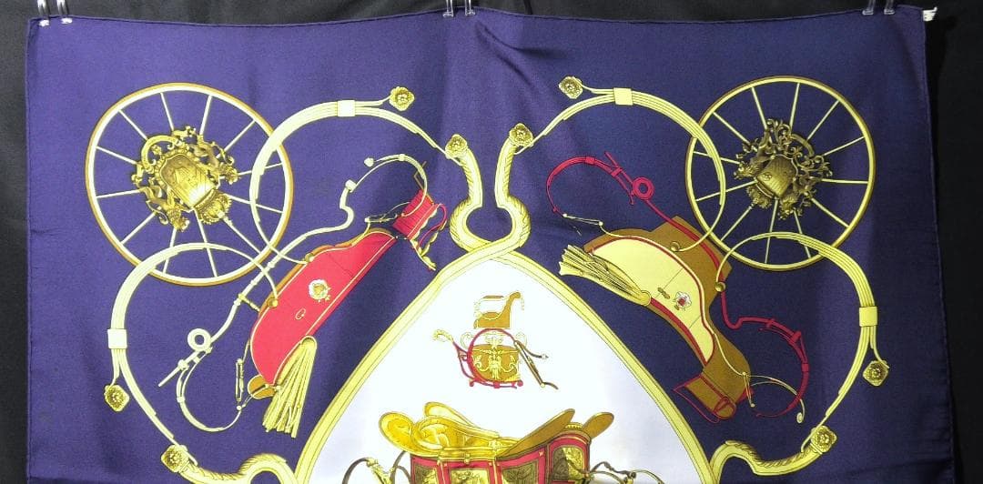 HERMES エルメス　大判スカーフ　カレ90　 D214