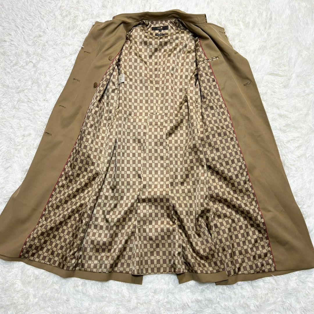 【美品】23区 トレンチコート 総柄 ベルト付き ベージュ Mサイズ