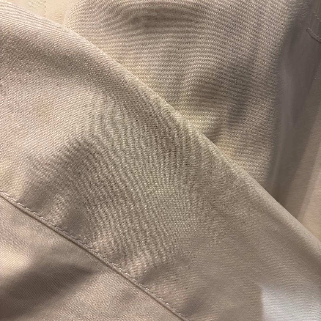 バーバリーロンドン　トレンチコート ストライプ　アイボリー　L