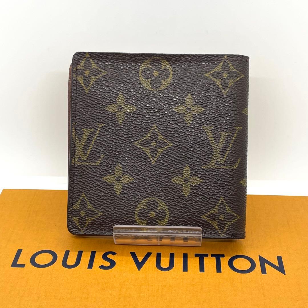 ルイヴィトン モノグラム ポルトフォイユマルコ 二つ折り財布