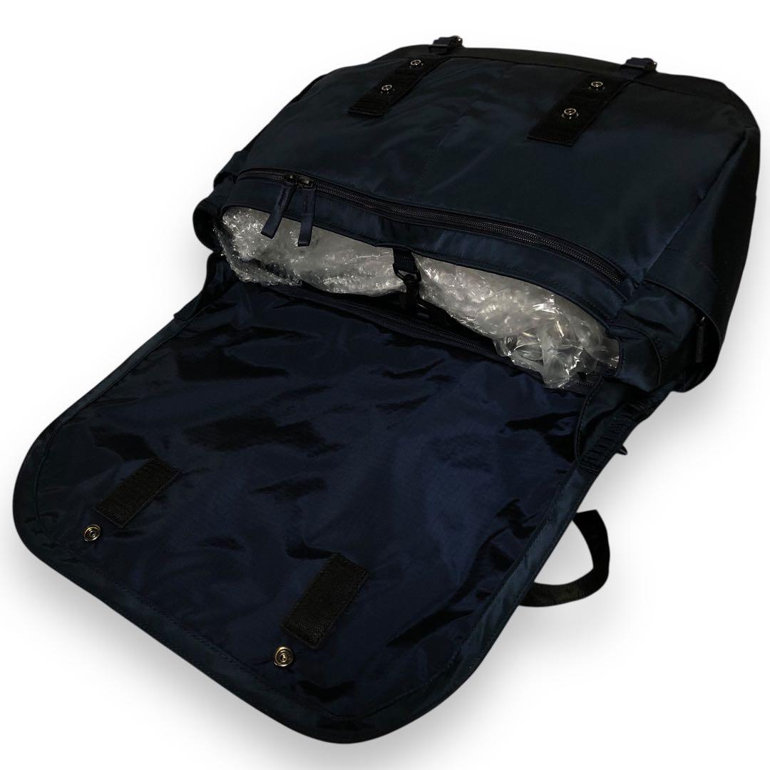 未使用級✨ポーターライド メッセンジャーバッグ ショルダーA4可 ネイビー大容量