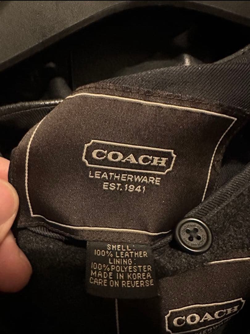 old coachオールドコーチ レザージャケット カーコート