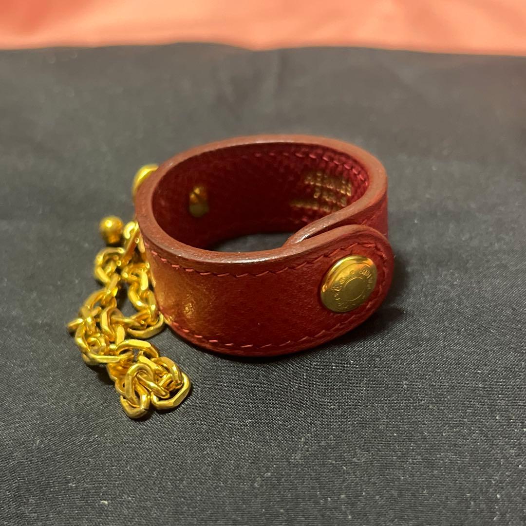 エルメス HERMES グローブホルダー 赤