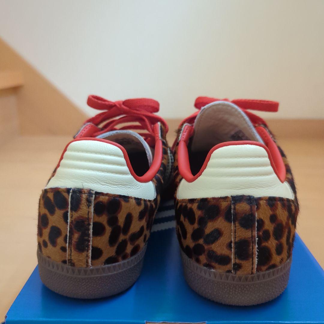 adidas sambaレオパード柄 スニーカー　24.5cm