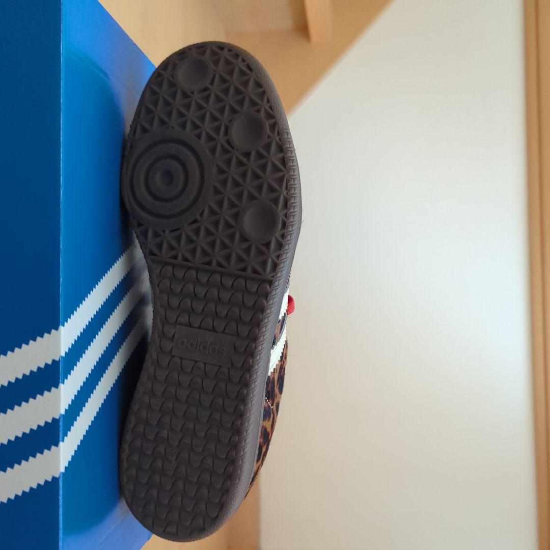 adidas sambaレオパード柄 スニーカー　24.5cm