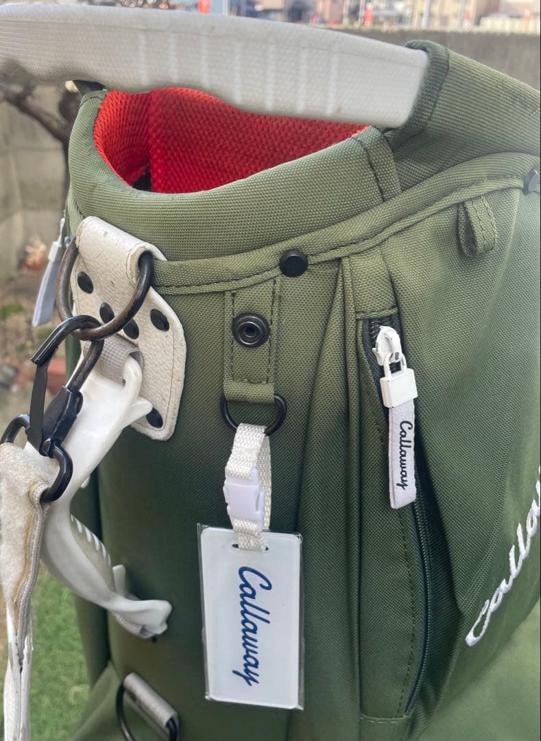 キャロウェイ アドバンス キャディバッグ 22 JM カーキ　中古