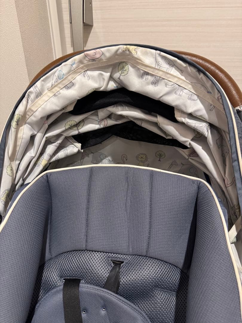 【美品】Apricaアップリカ＊折りたたみベビーカー ラクーナ AB型対面新生児