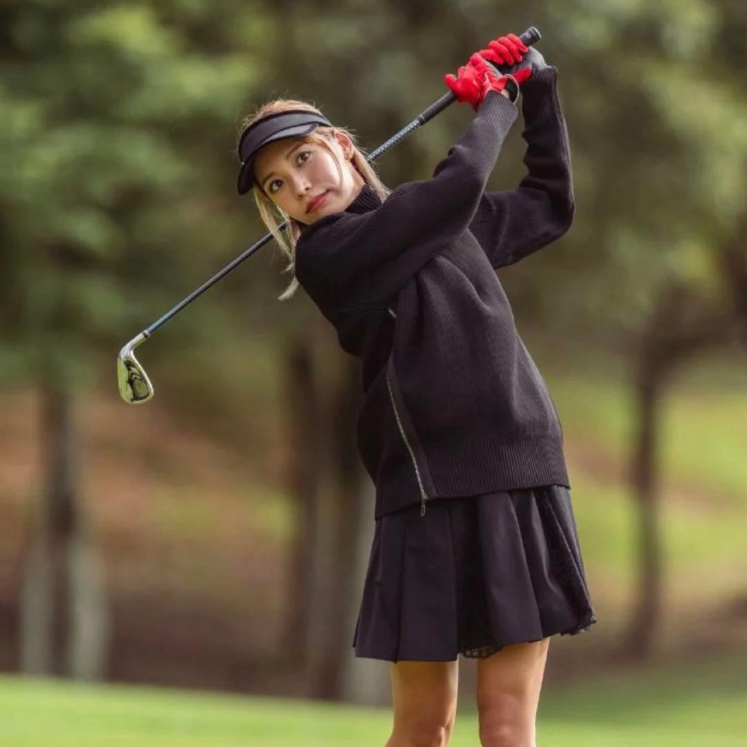 LANVIN SPORT レディースゴルフウェア セットアップ セータースカート