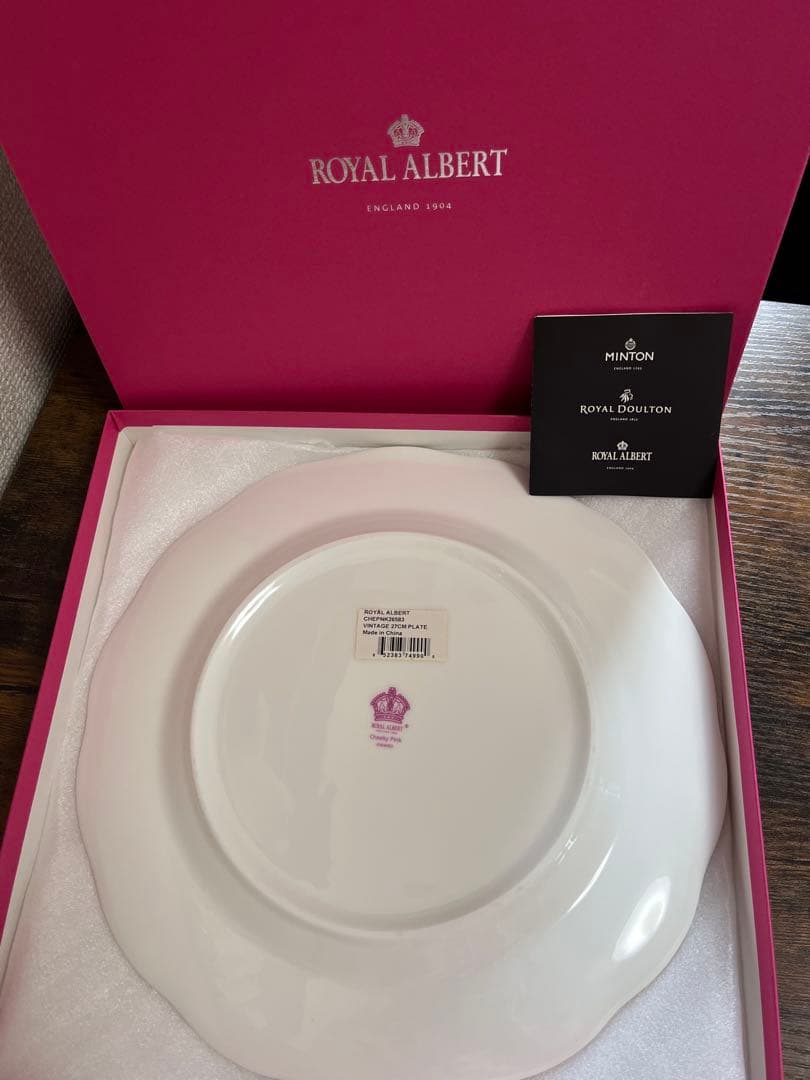 【新品希少】ロイヤルアルバート チーキー ピンク ディナープレート ヴィンテージ