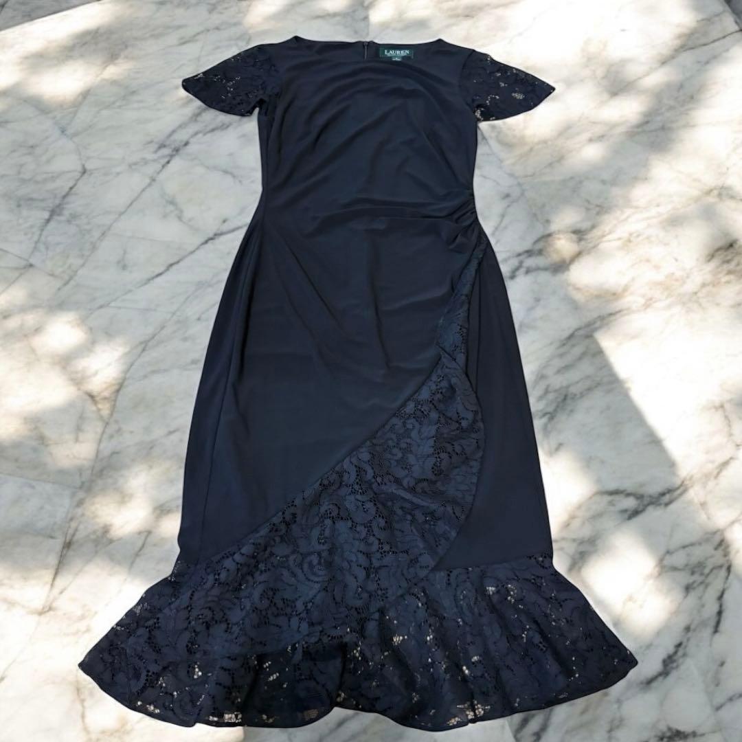 美品★LAUREN RALPH LAUREN★ドレスワンピース　結婚式　レース