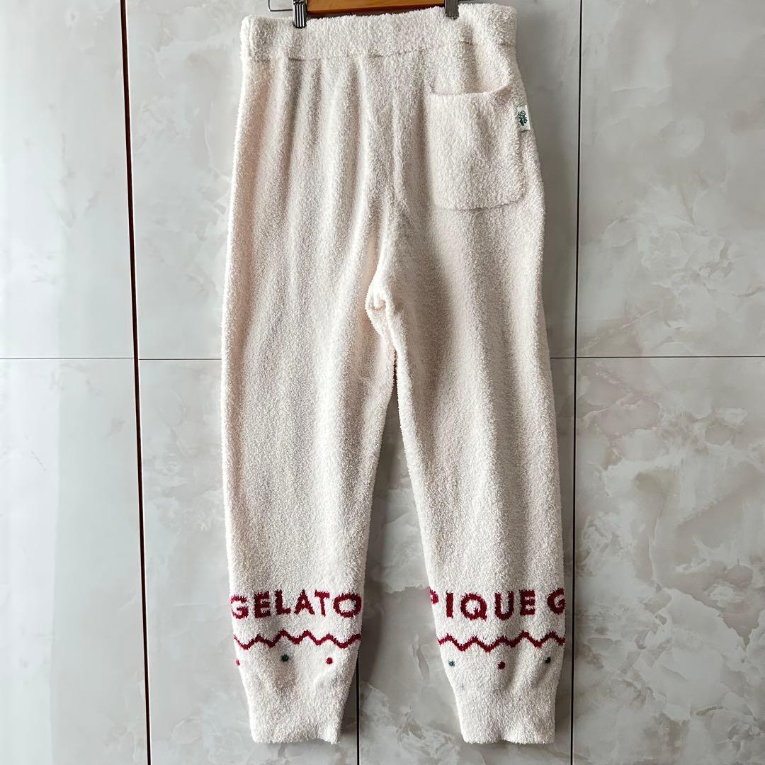 ジェラートピケHOLIDAYクマ柄ノルディックジャガードプルオーバー　パンツ　F