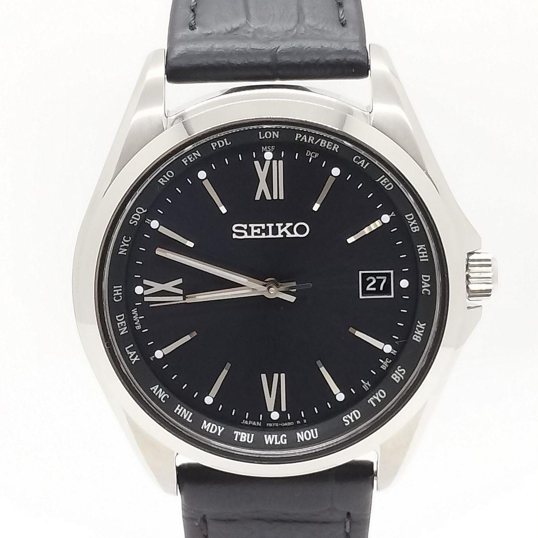 【美品】SEIKO セイコーセレクション ソーラー電波 SBTM297 箱付き
